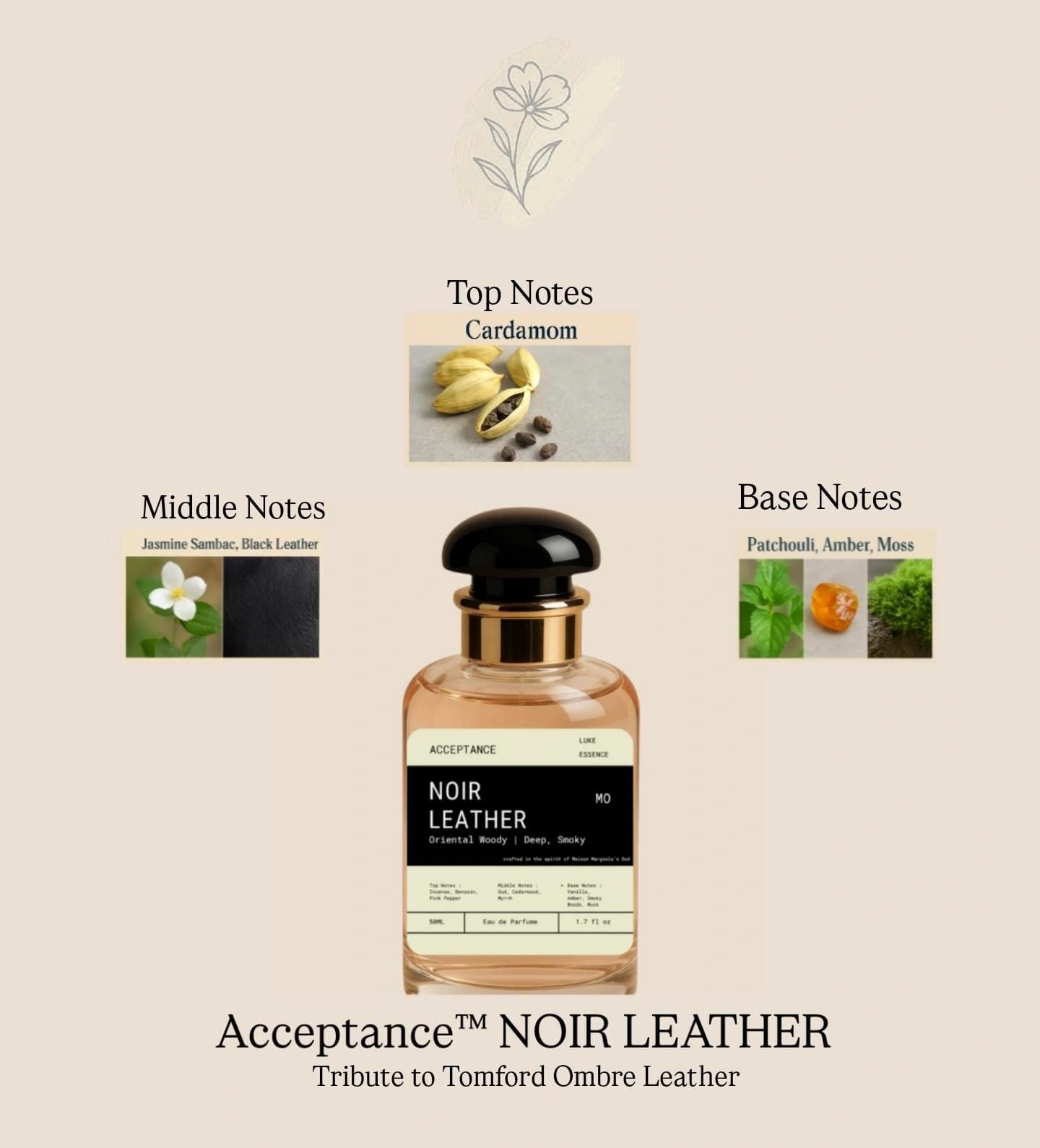 Acceptance™ NOIR LEATHER ACCEPTANCE