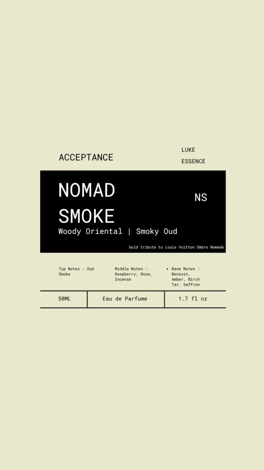 Acceptance™ NOMAD SMOKE - ACCEPTANCE