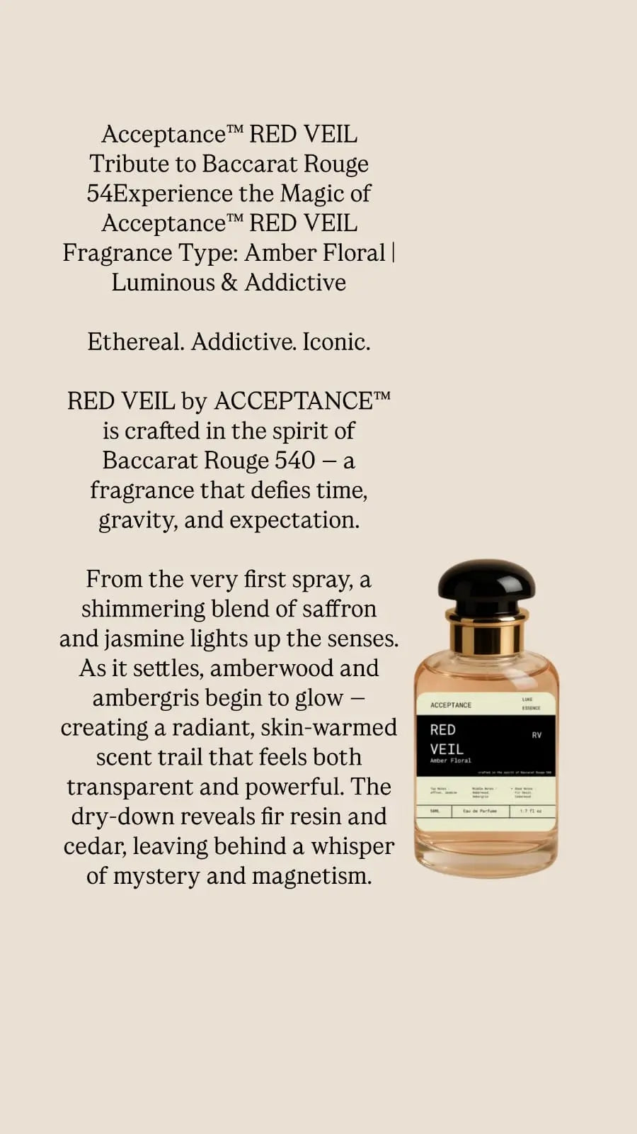 Acceptance™ RED VEIL - ACCEPTANCE