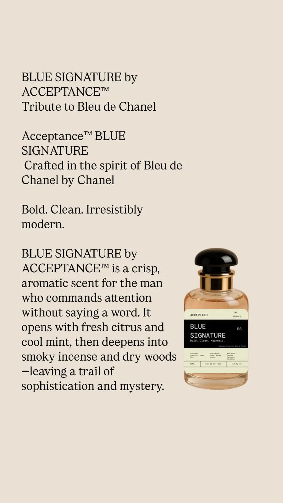 BLUE SIGNATURE by ACCEPTANCE™ - ACCEPTANCE