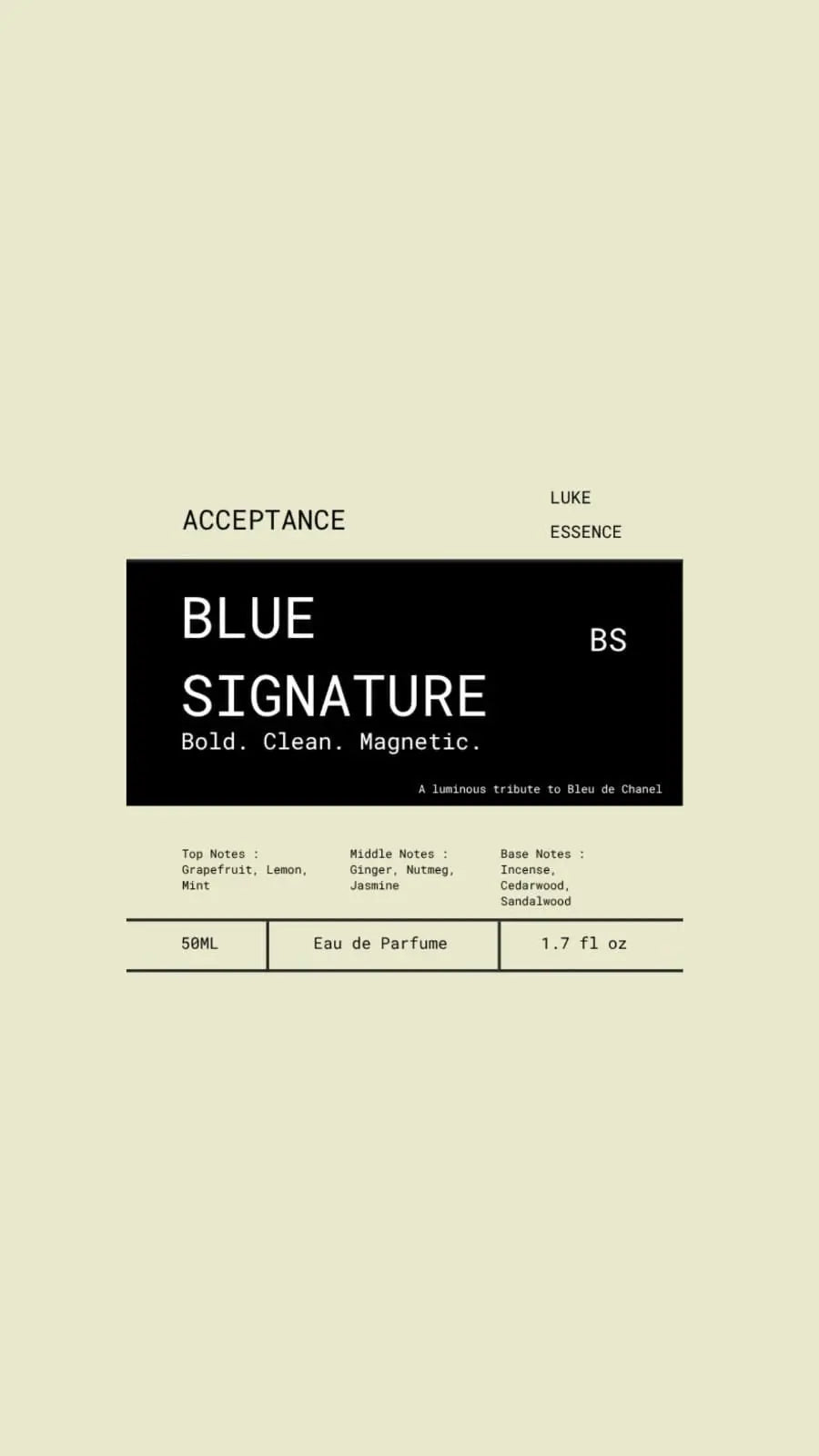 BLUE SIGNATURE by ACCEPTANCE™ - ACCEPTANCE