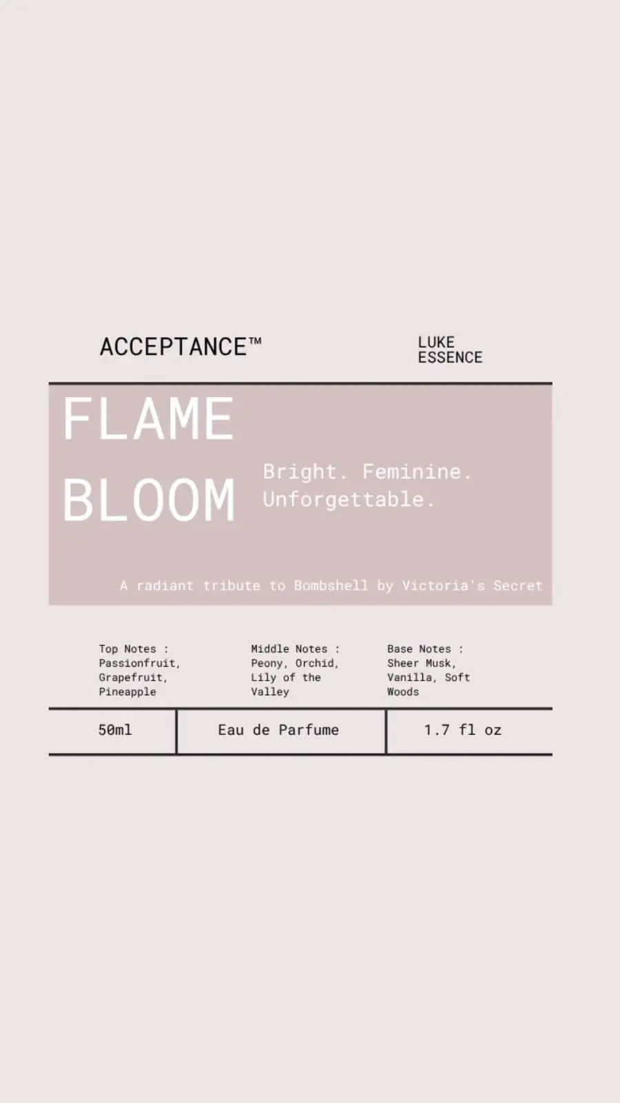 FLAME BLOOM by ACCEPTANCE™ - ACCEPTANCE
