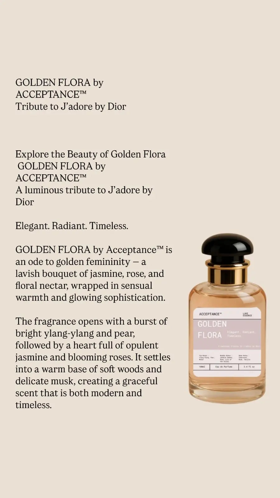 GOLDEN FLORA by ACCEPTANCE™ - ACCEPTANCE