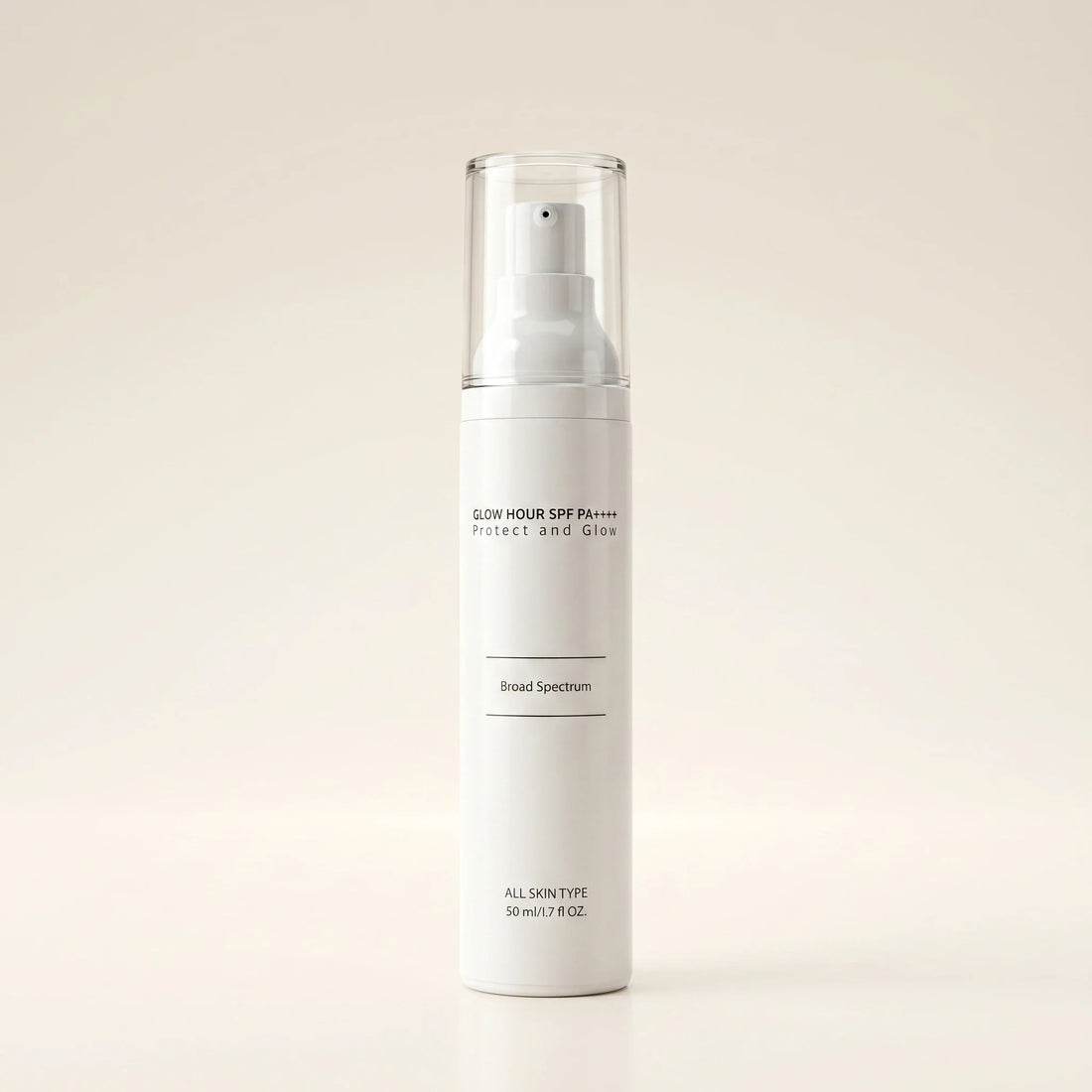 Best skincare in your 20s in Pakistan - ACCEPTANCE Glow Hour SPF 50 sunscreen