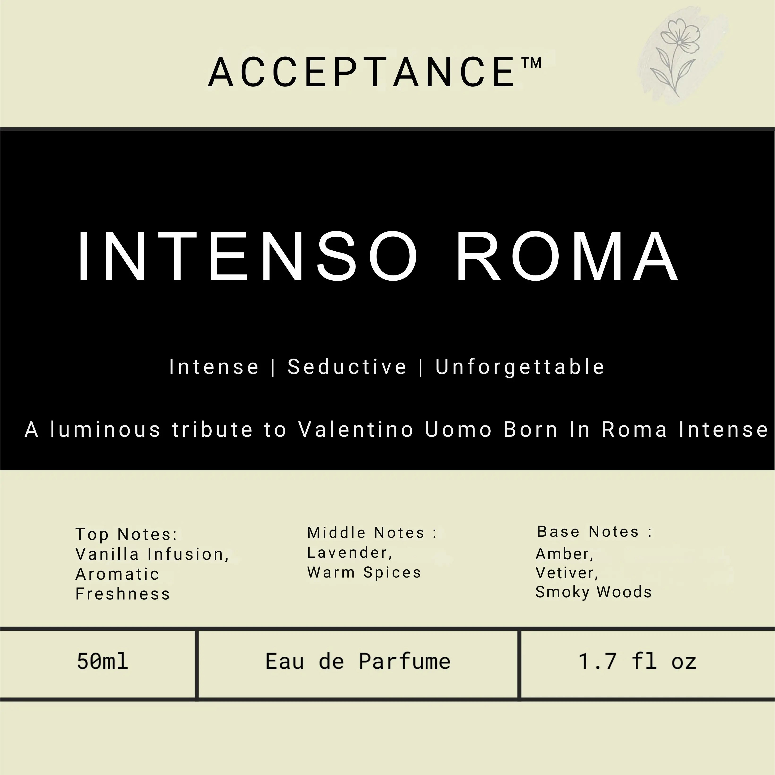 INTENSO ROMA - ACCEPTANCE