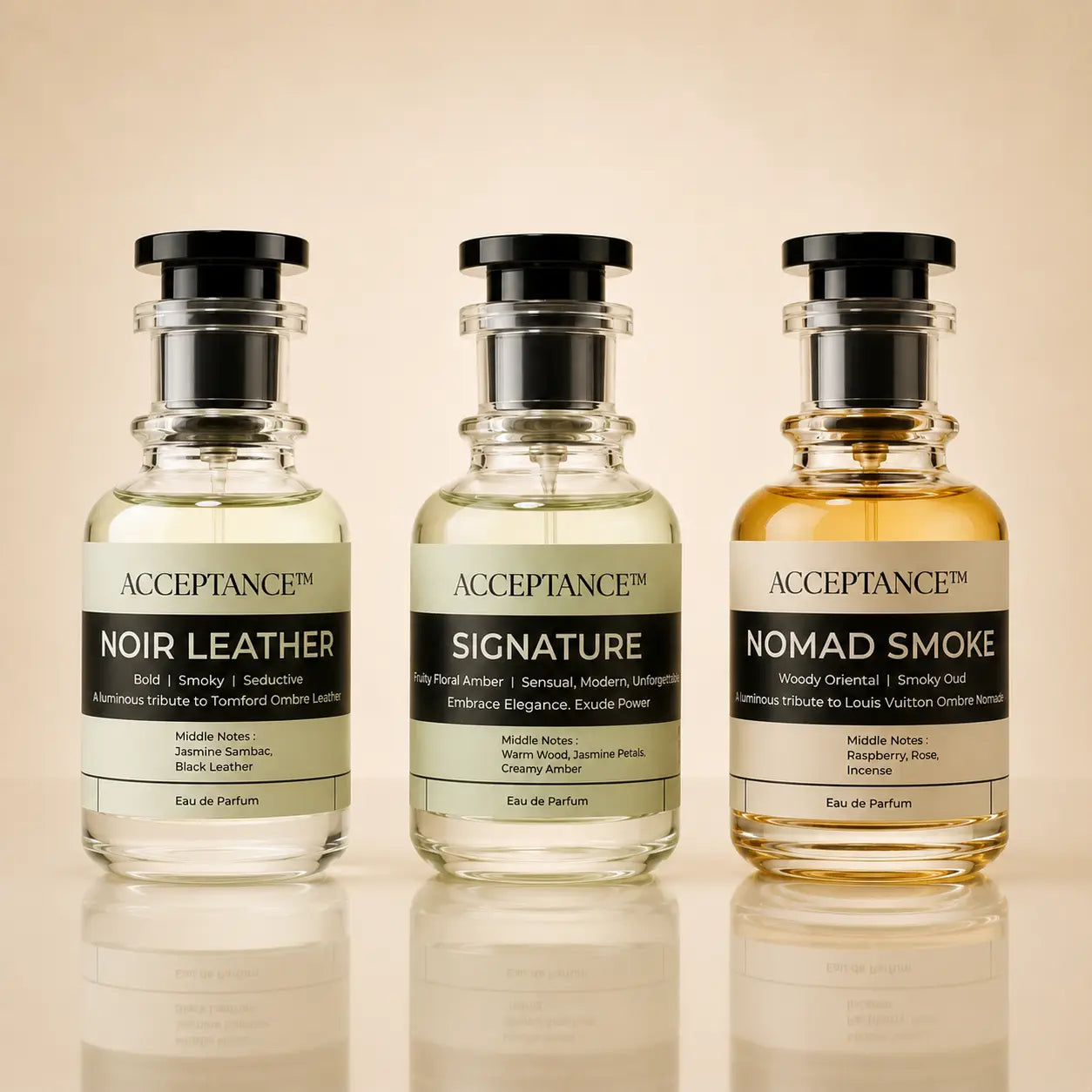 ACCEPTANCE Elite Noir Collection – dark evening perfume gift set for men in Pakistan