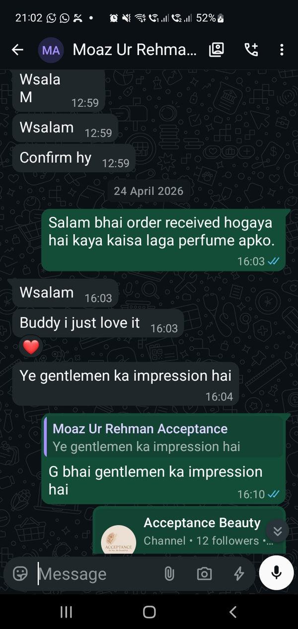 Customer review screenshot