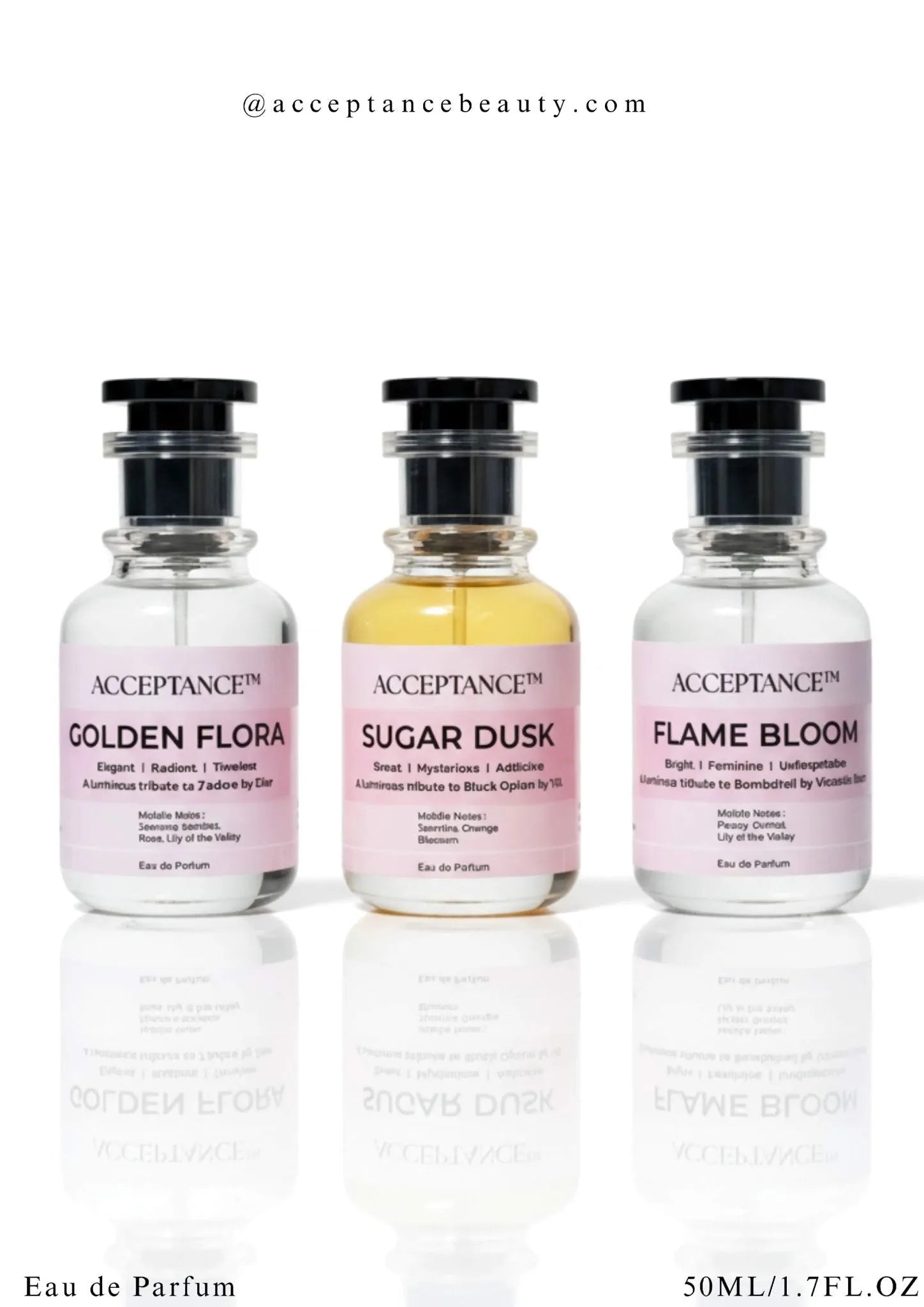 ACCEPTANCE™ Ladies Perfume Bundle – 3 Signature Scents - ACCEPTANCE
