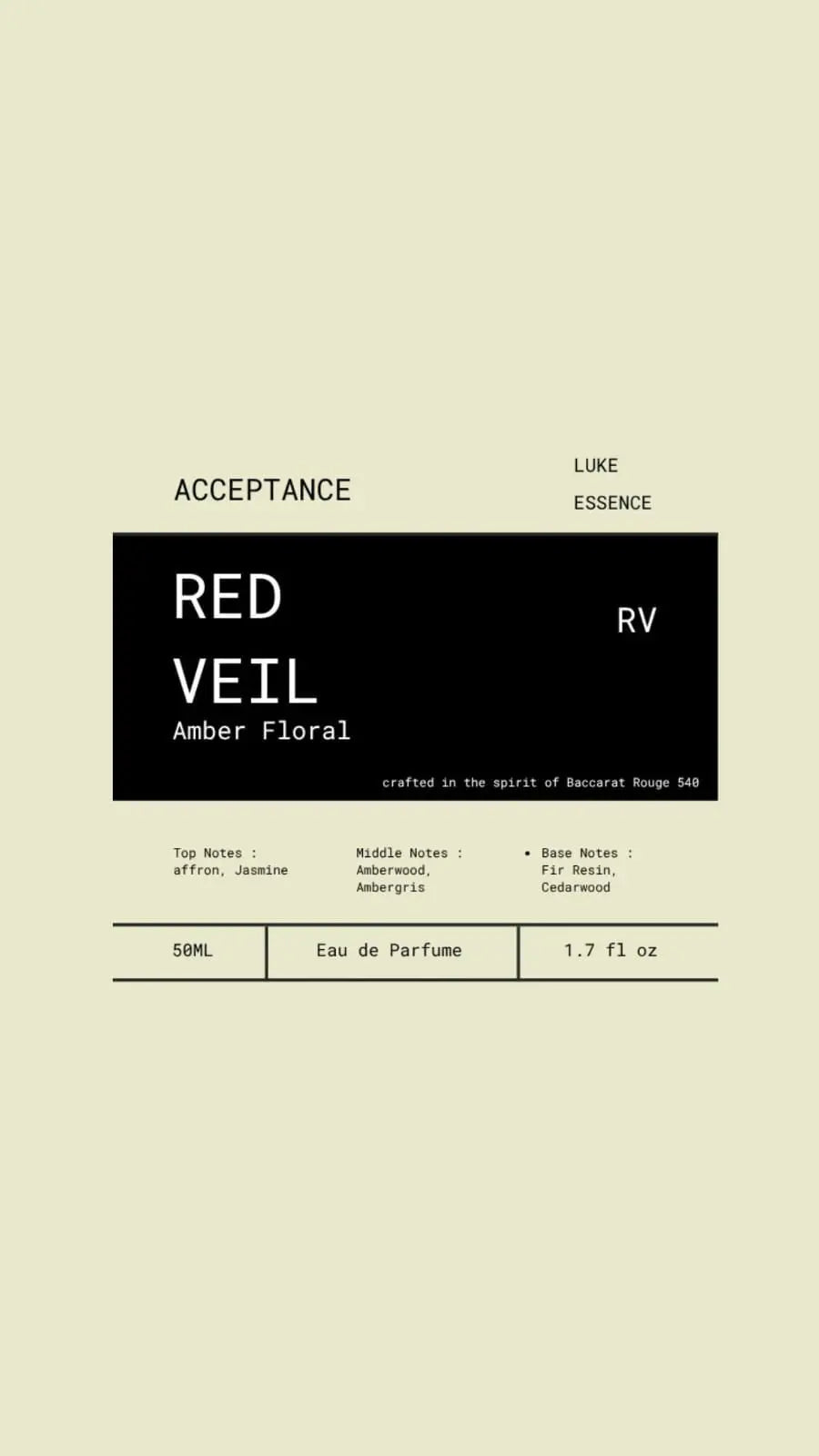 Acceptance™ RED VEIL - ACCEPTANCE
