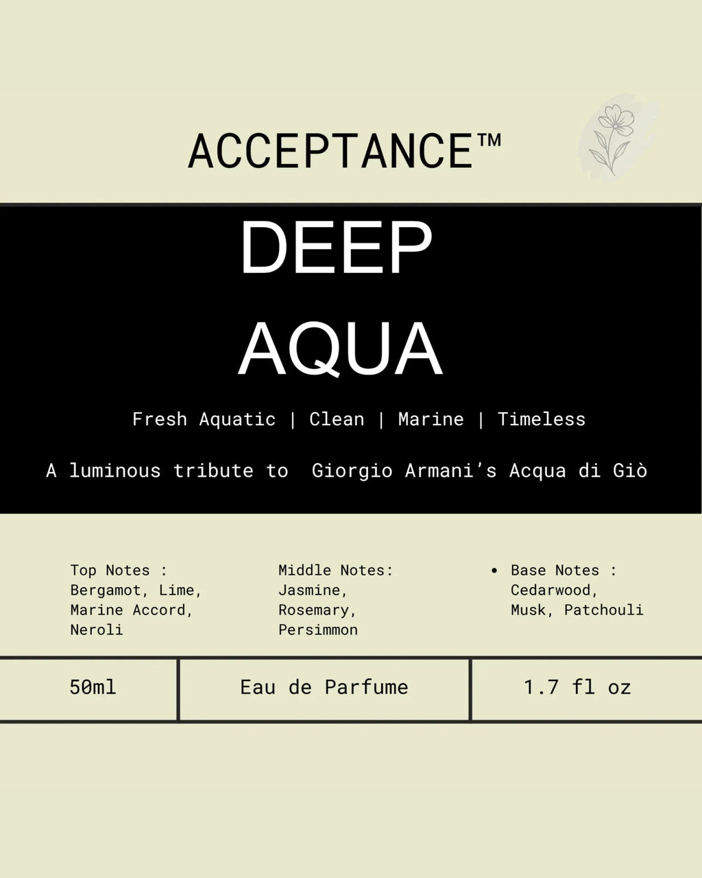 Deep Aqua - ACCEPTANCE