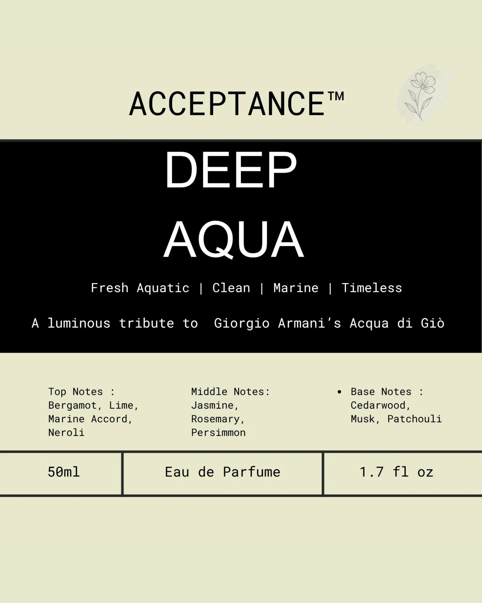 Deep Aqua - ACCEPTANCE