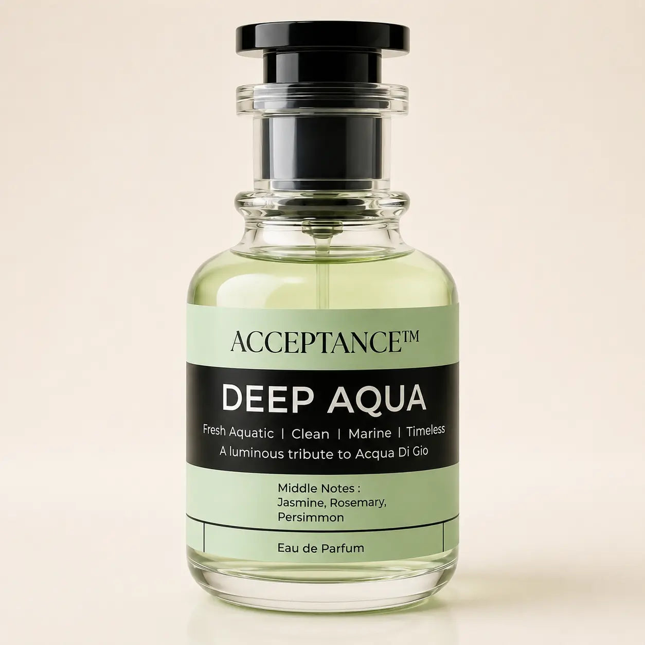 Deep Aqua Perfume 50ml EDP by Acceptance – Fresh Aquatic Fragrance Pakistan