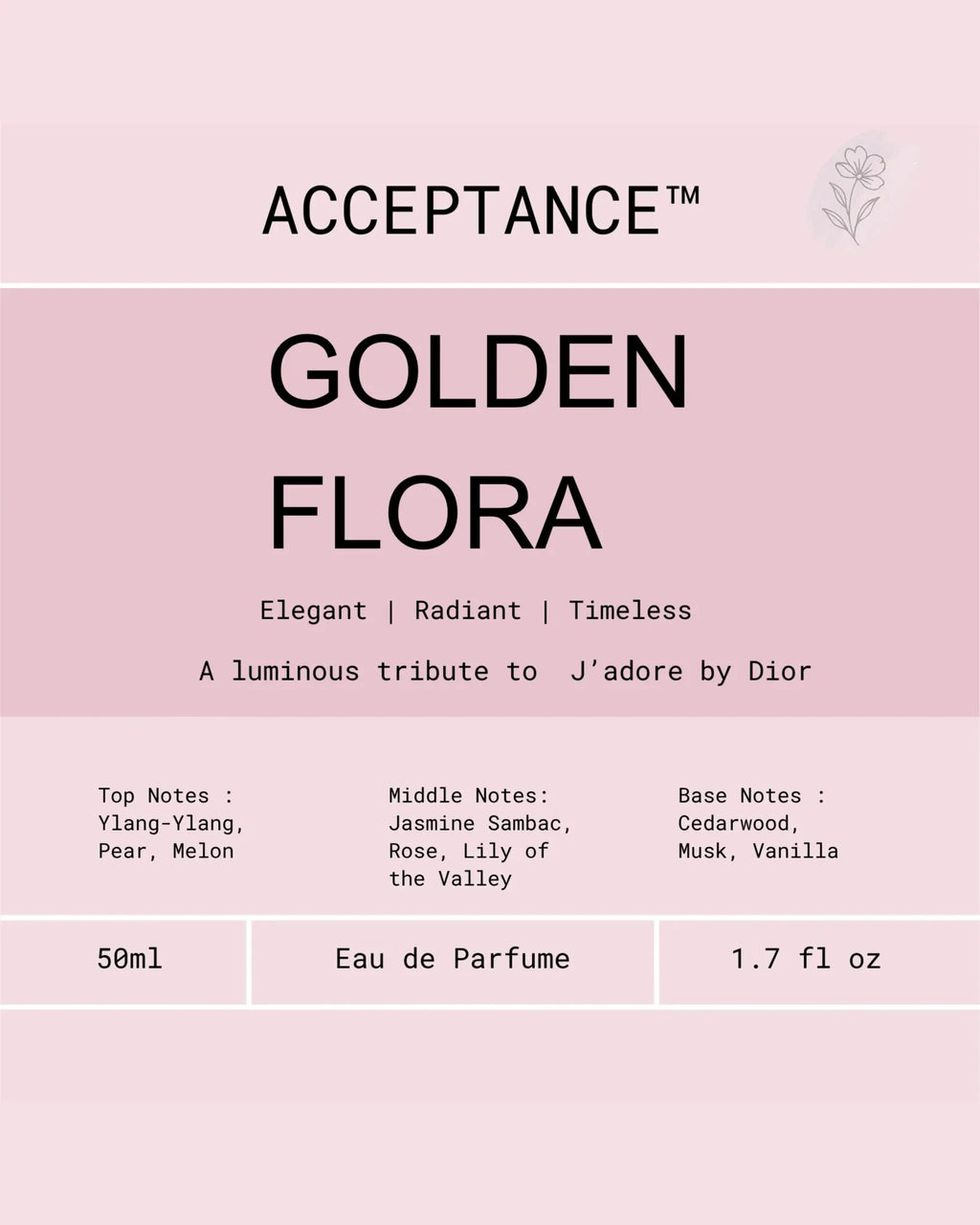 Goldern Flora - ACCEPTANCE
