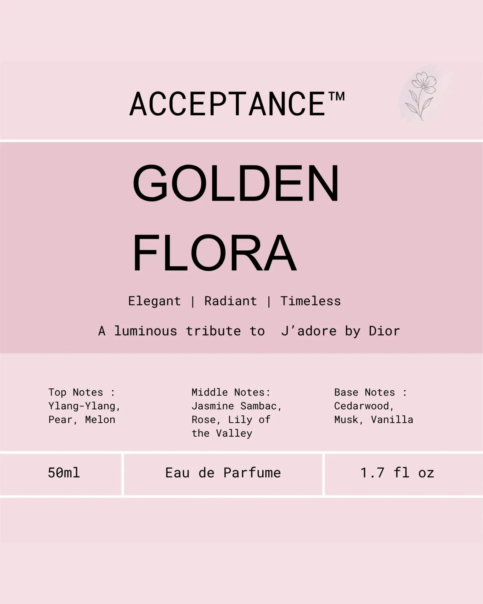 Goldern Flora - ACCEPTANCE