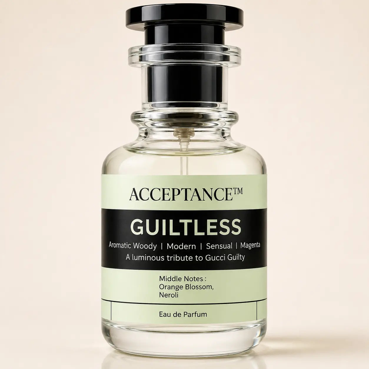 Guiltless Perfume 50ml EDP by Acceptance – Aromatic Woody Fragrance for Men Pakistan