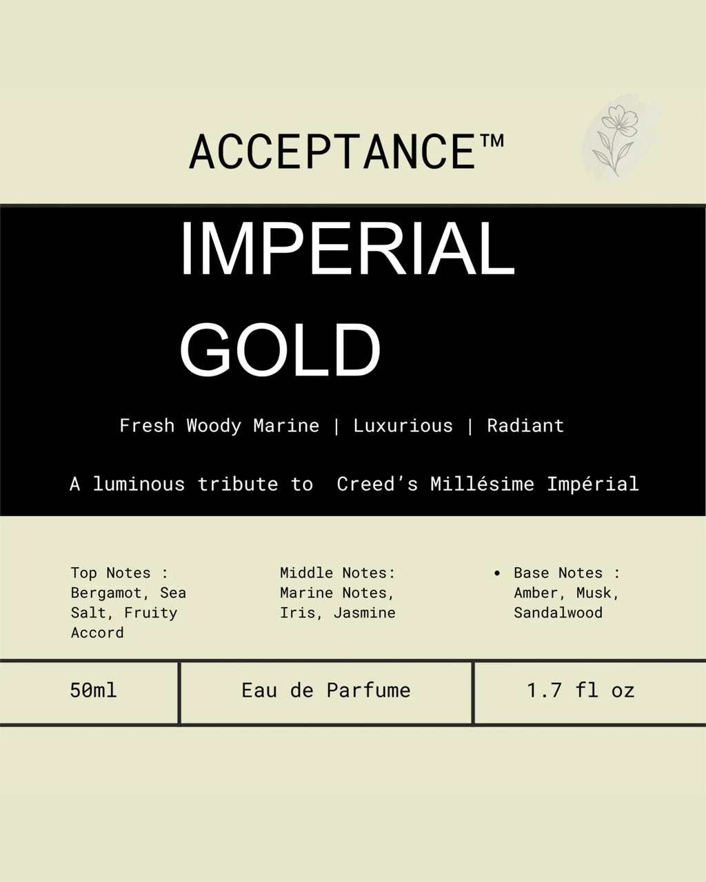 Imperial Gold - ACCEPTANCE