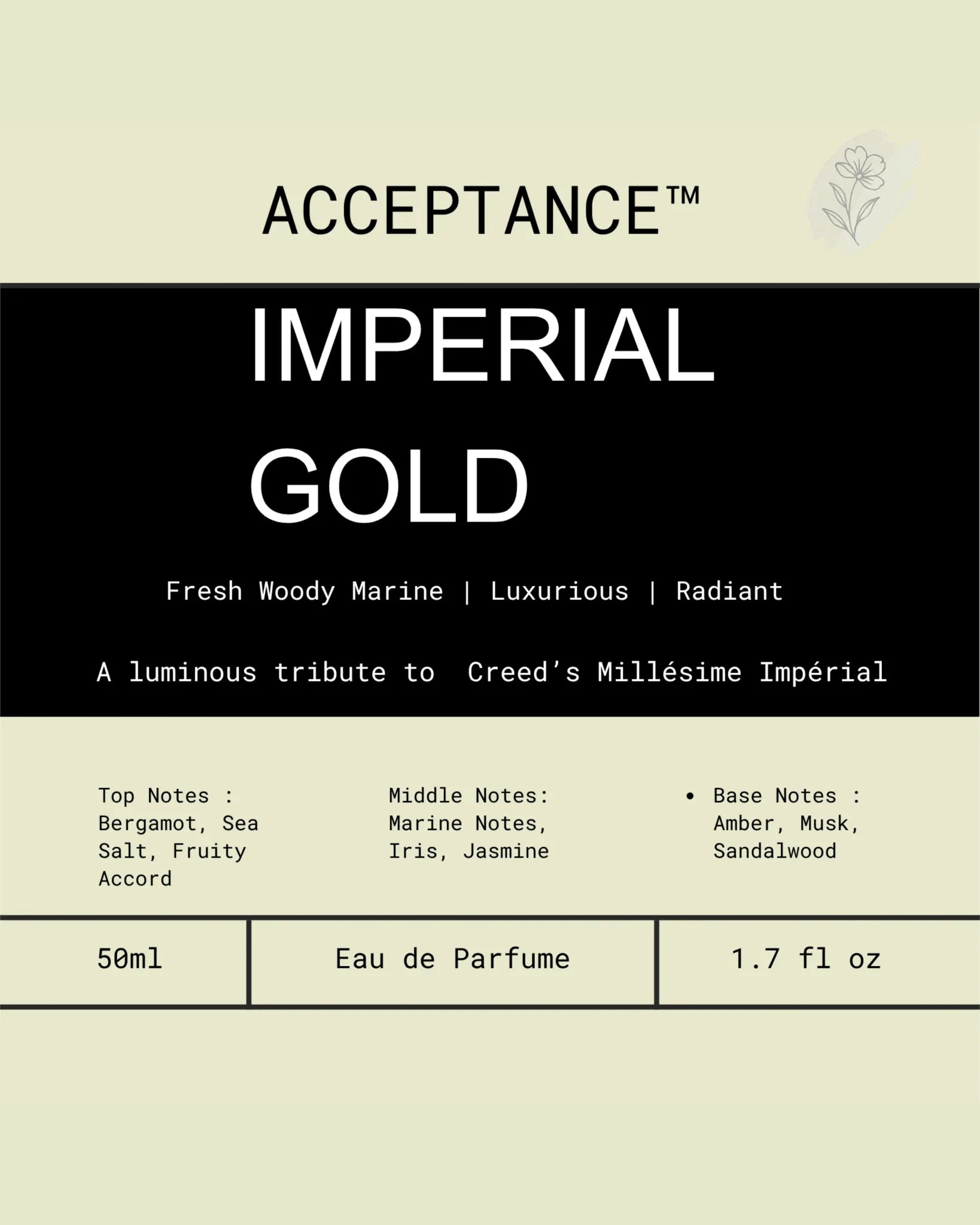 Imperial Gold - ACCEPTANCE
