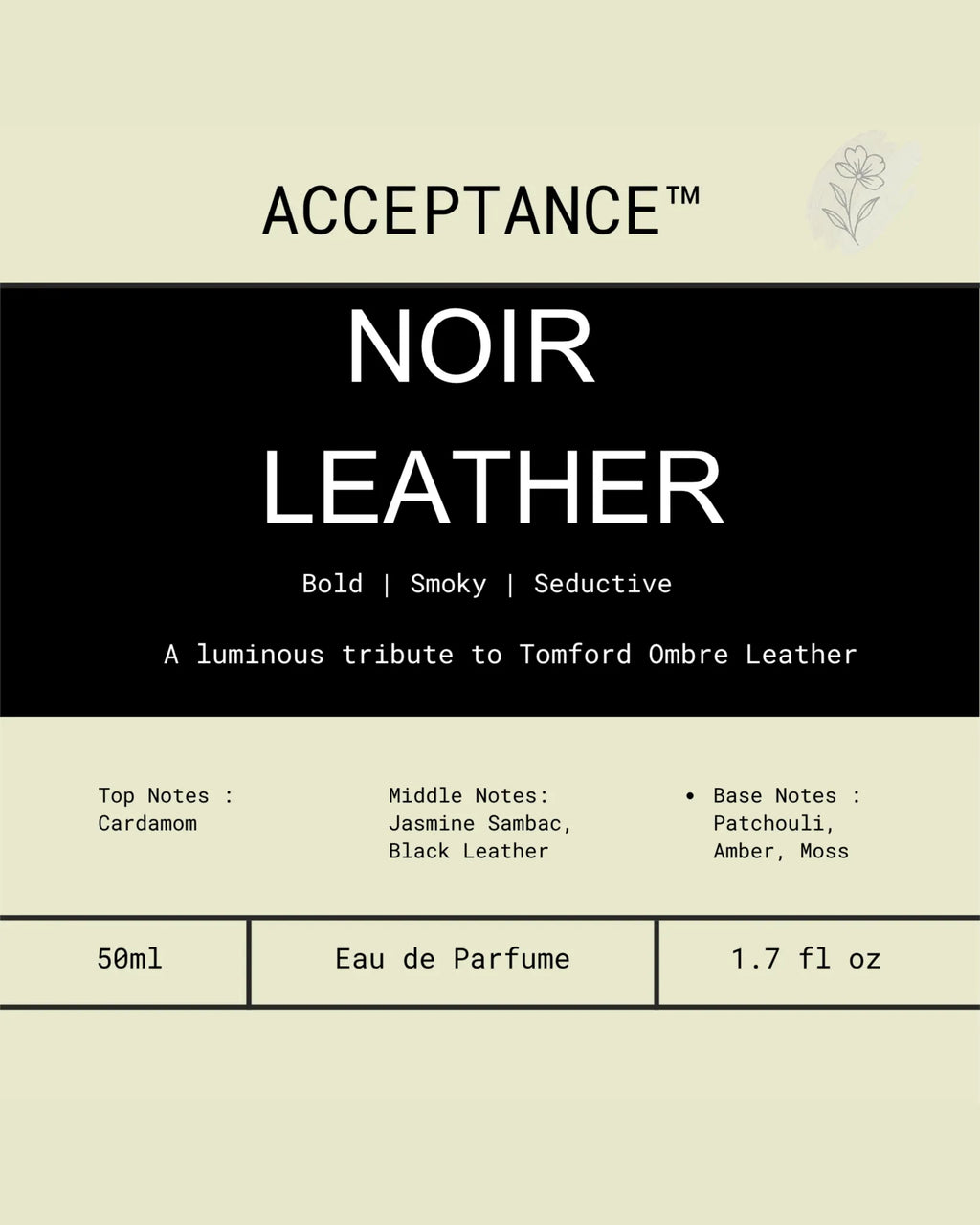 Noir Leather - ACCEPTANCE
