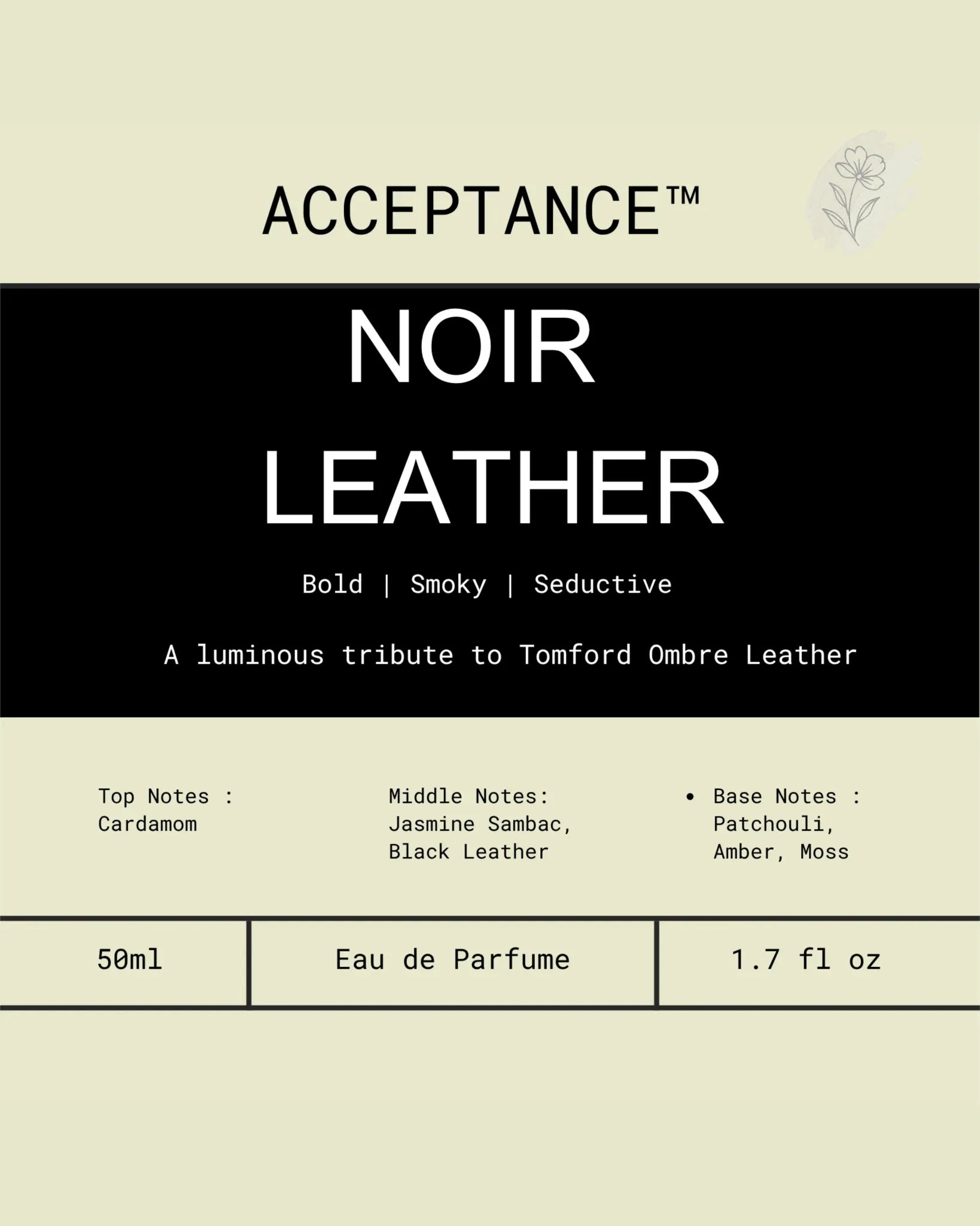 Noir Leather - ACCEPTANCE