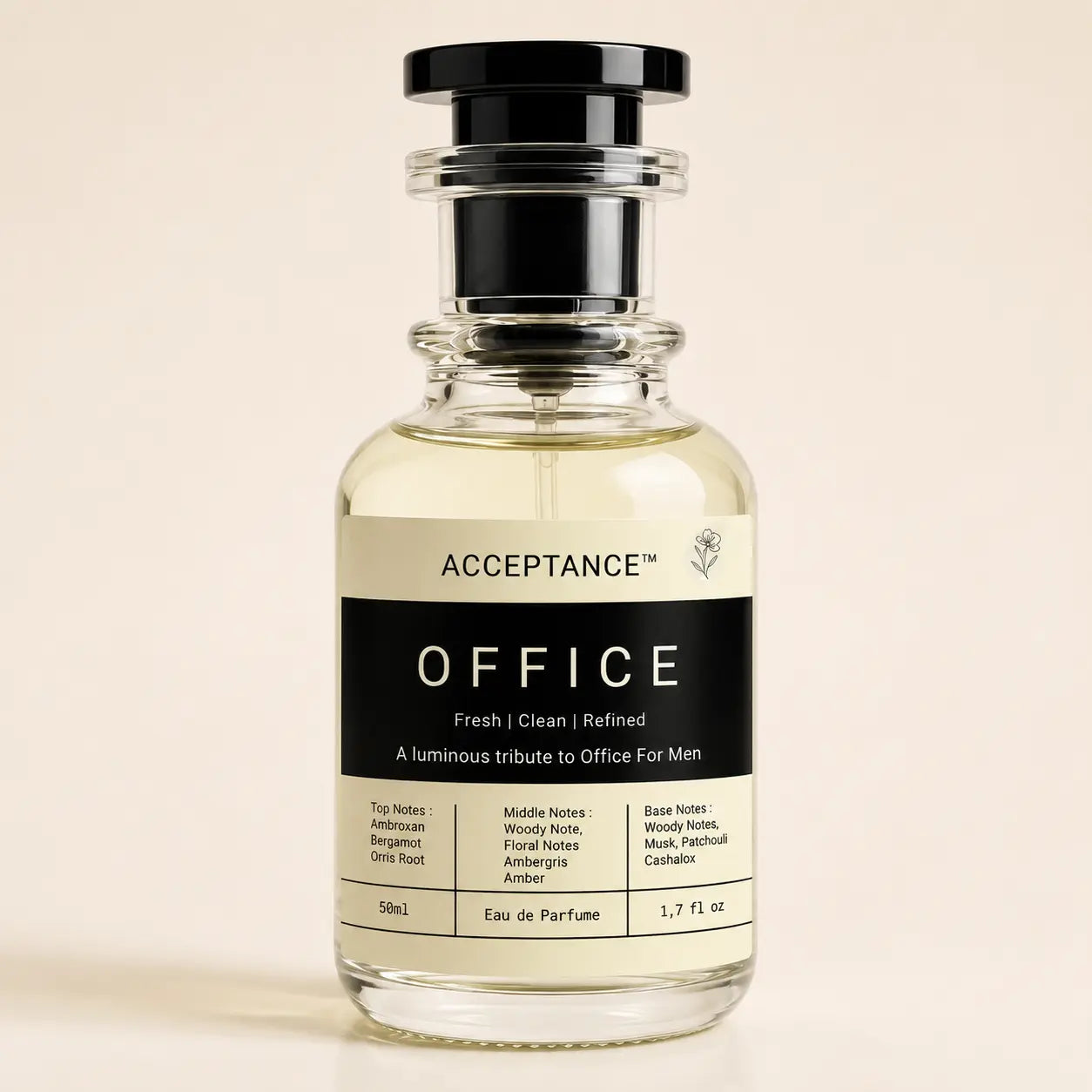 Office Perfume 50ml EDP by Acceptance – Fresh Citrus Woody Fragrance for Men Pakistan