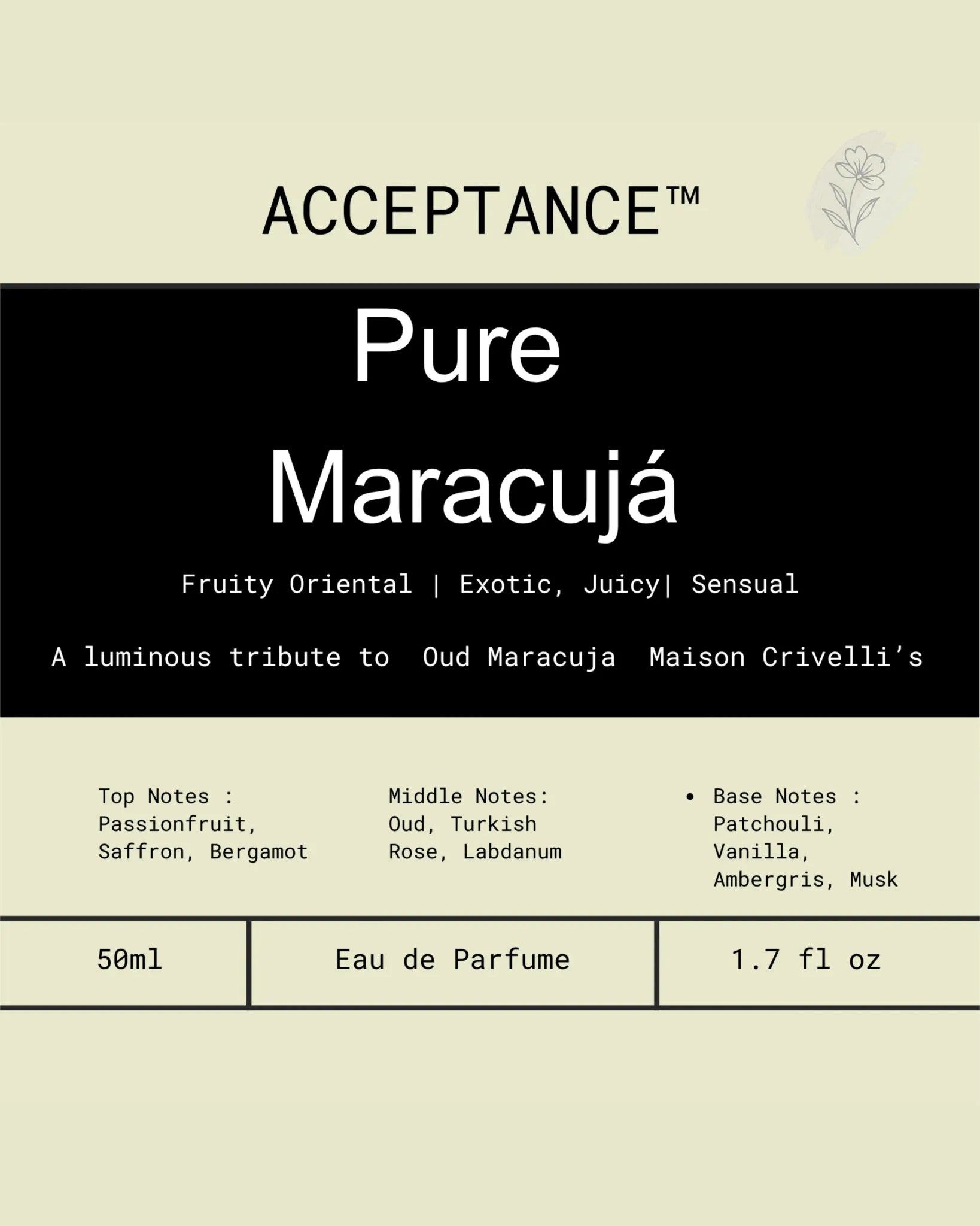 Pure Maracuja - ACCEPTANCE
