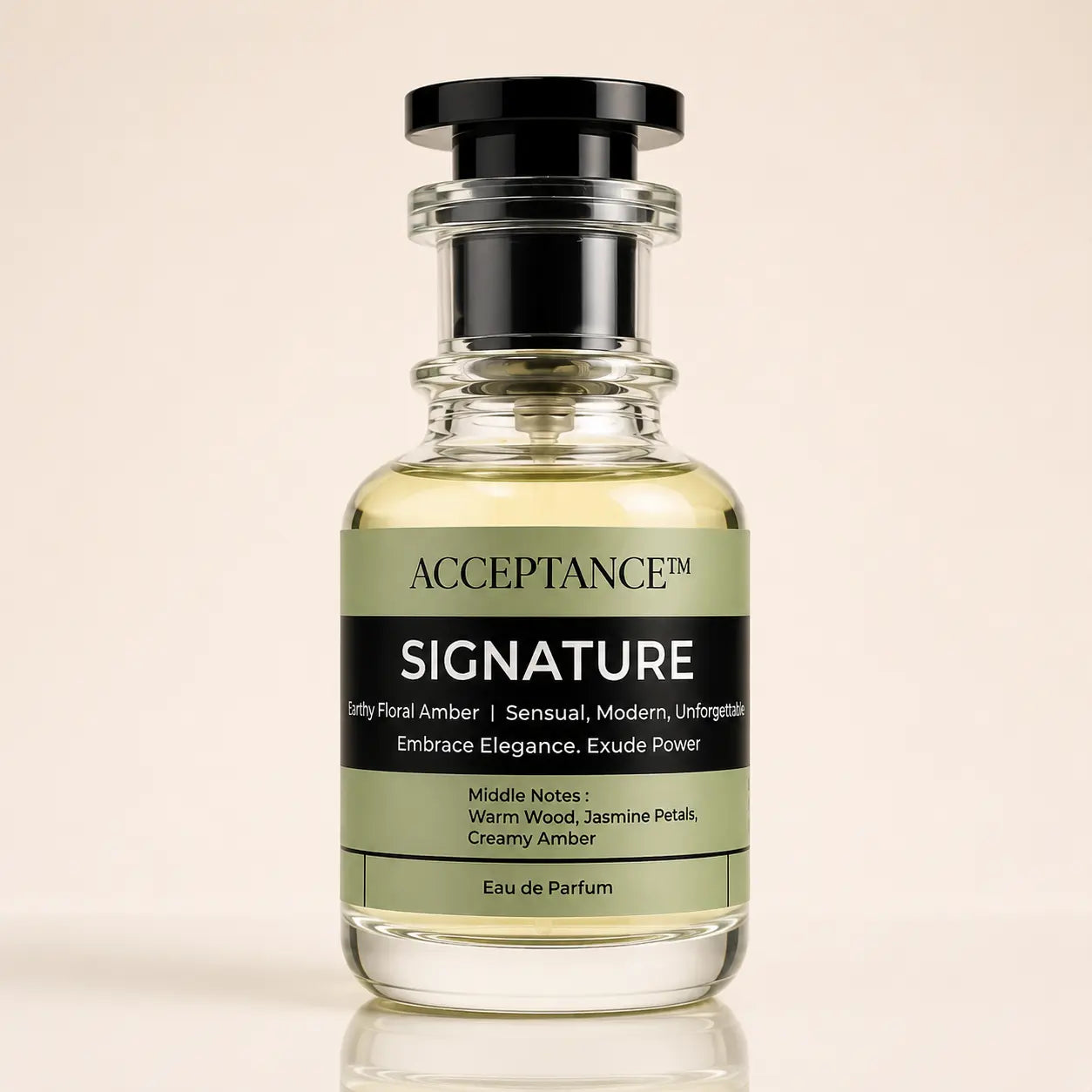 Signature Perfume 50ml EDP by Acceptance – Woody Floral Amber Fragrance Pakistan