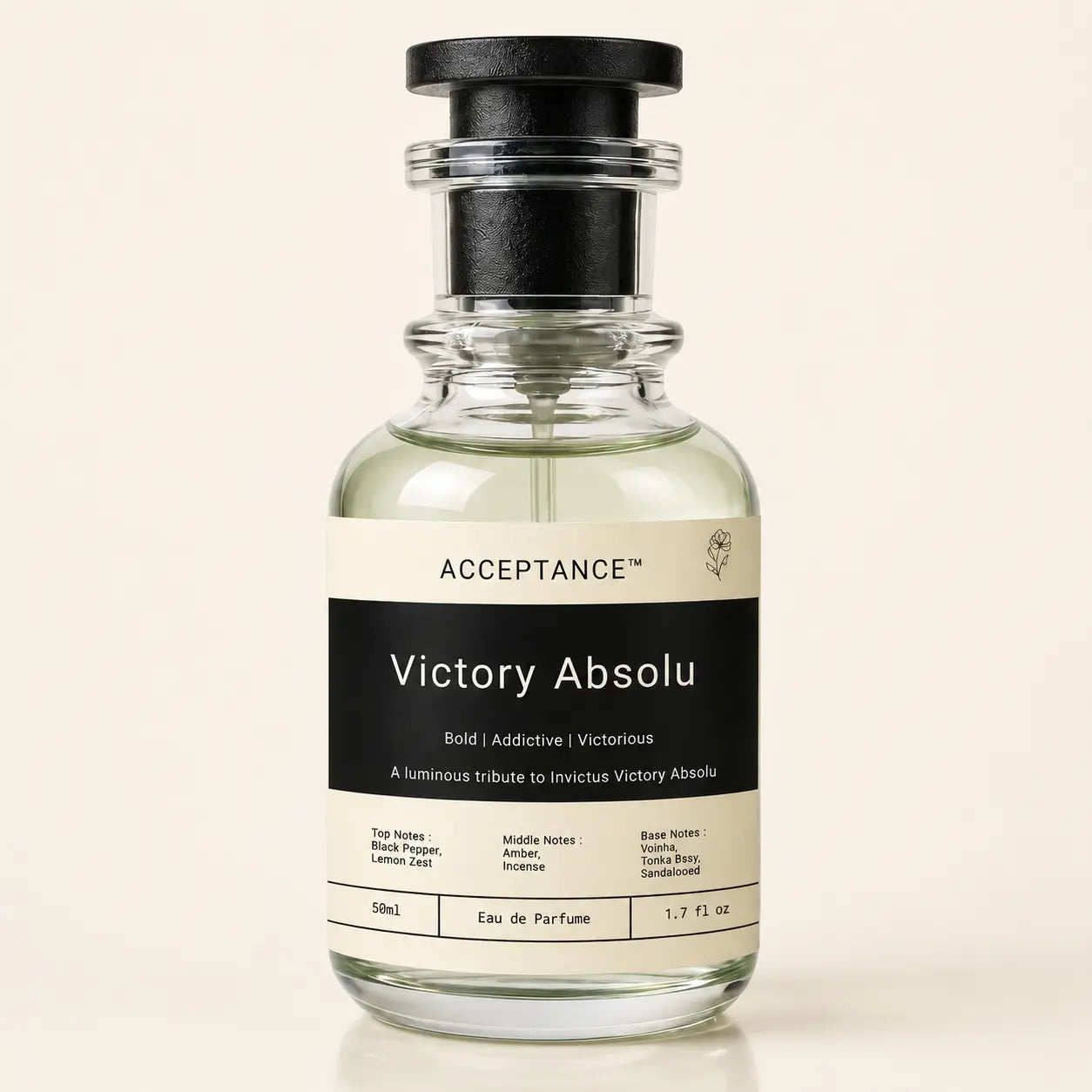 Victory Absolu Perfume 50ml EDP by Acceptance – Amber Spicy Sweet Fragrance for Men Pakistan